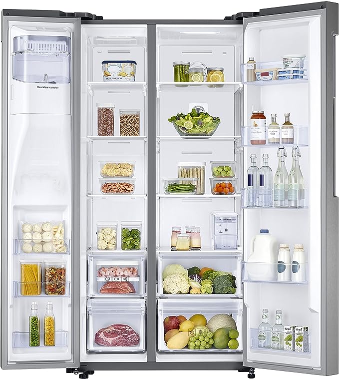 Samsung 654 L Frost Free Side-by-Side Refrigerator(RS58K6417SL/TL, EZ Clean Steel) (OPEN BOX) Samsung 654 L Frost Free Side-by-Side Refrigerator(RS58K6417SL/TL, EZ Clean Steel) (OPEN BOX)